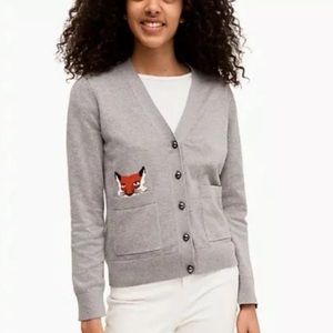 Kate spades Cardigan sweater fox